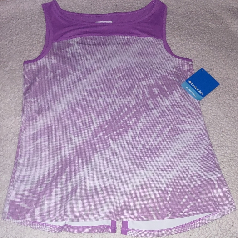 Columbia Women's Chill River Purple Sleeveless Tank Top Size S/P NWT
